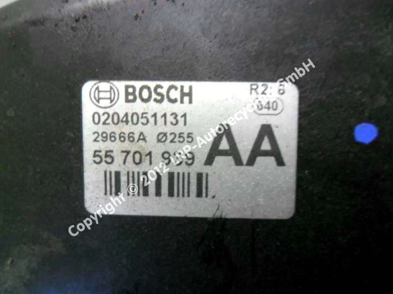 Opel Corsa D original Bremskraftverstärker 1.0 44kw 0204051131 BOSCH BJ2007
